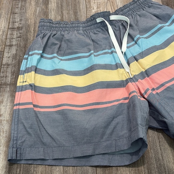 Chubbies The Retro Sets 5.5” Classic Swim Trunks Striped Stretch Small - Picture 5 of 14